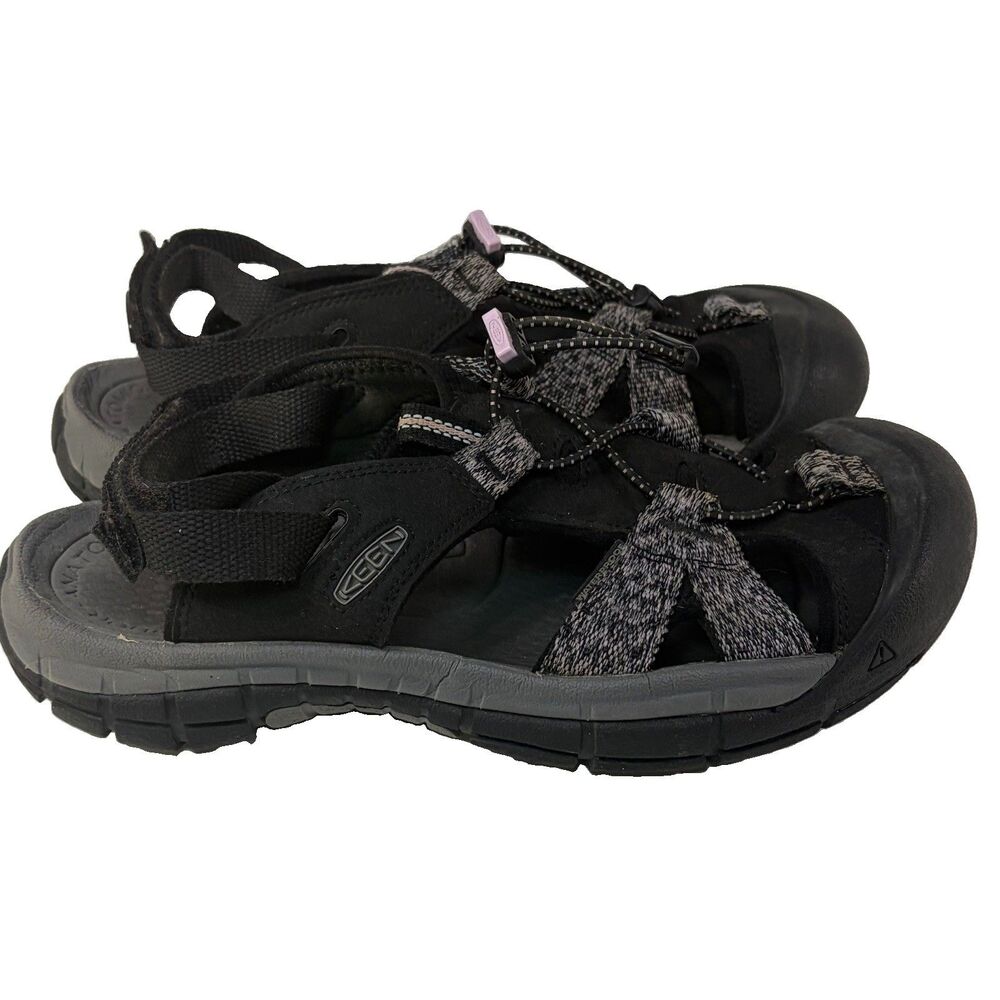 KEEN Ravine H2 Closed Toe Water Sport Sandal Black Gray Size 11